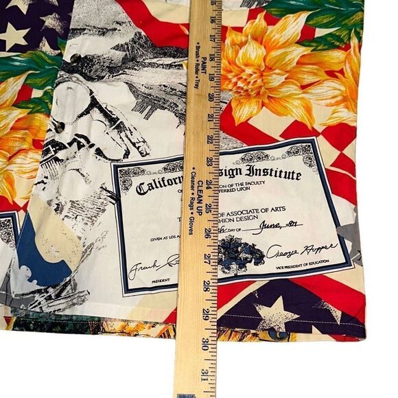 California Design Institute wild USA COMPILATION sz L/XL button up aloha shirt - Picture 4 of 8